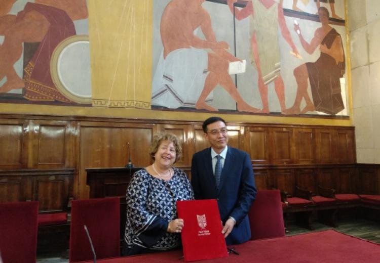 Visit of Chinese academics to Panteion University & meeting with GAPE